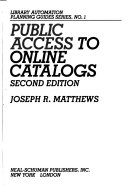 Public access to online catalogs /