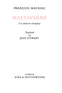 Maltaverne : (Un adolescent d'autrefois) /