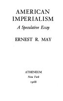 American imperialism : a speculative essay /