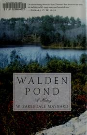 Walden Pond : a history /