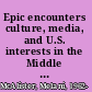 Epic encounters culture, media, and U.S. interests in the Middle East since 1945 /