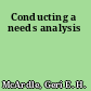 Conducting a needs analysis