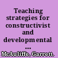 Teaching strategies for constructivist and developmental counselor education