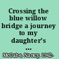 Crossing the blue willow bridge a journey to my daughter's birthplace in China /