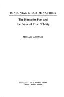 Jonsonian discriminations : the humanist poet and the praise of true nobility /