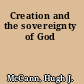 Creation and the sovereignty of God