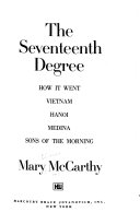 The seventeenth degree /