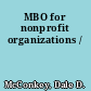 MBO for nonprofit organizations /