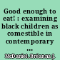 Good enough to eat! : examining black children as comestible in contemporary picture books /