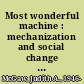 Most wonderful machine : mechanization and social change in Berkshire paper making, 1801-1885 /