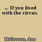 ... If you lived with the circus.