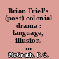 Brian Friel's (post) colonial drama : language, illusion, and politics /