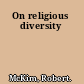 On religious diversity