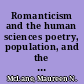 Romanticism and the human sciences poetry, population, and the discourse of the species /