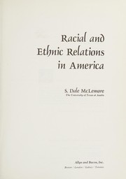 Racial and ethnic relations in America /