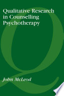 Qualitative research in counselling and psychotherapy /