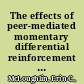 The effects of peer-mediated momentary differential reinforcement of alternative behavior on the on-task behavior of elementary students with ASD /