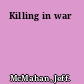 Killing in war