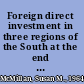 Foreign direct investment in three regions of the South at the end of the twentieth century