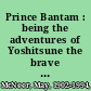 Prince Bantam : being the adventures of Yoshitsune the brave and his faithful henchman, great Benkei of the Western Pagoda /