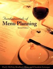 Fundamentals of menu planning /