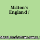 Milton's England /