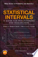 Statistical intervals : a guide for practitioners and researchers /