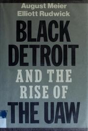 Black Detroit and the rise of the UAW /