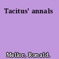 Tacitus' annals