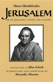 Jerusalem, or, On religious power and Judaism /