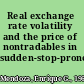 Real exchange rate volatility and the price of nontradables in sudden-stop-prone economies
