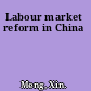Labour market reform in China