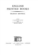 English printed books /