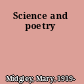 Science and poetry