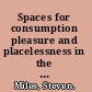 Spaces for consumption pleasure and placelessness in the post-industrial city /