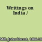 Writings on India /
