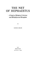 The net of Hephaestus. : A study of modern criticism and metaphysical metaphor /