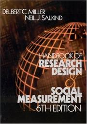 Handbook of research design & social measurement.