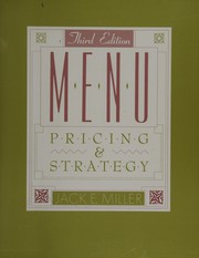 Menu pricing & strategy /