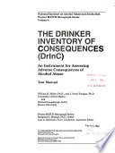 The drinker inventory of consequences (DrInC) : an instrument for assessing adverse consequences of alcohol abuse : test manual /