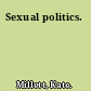 Sexual politics.
