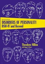 Disorders of personality : DSM-IV and beyond /