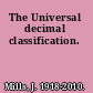 The Universal decimal classification.
