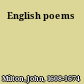 English poems