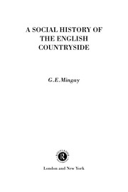 A social history of the English countryside /