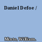 Daniel Defoe /
