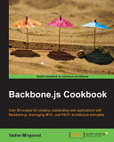 Backbone.js cookbook /