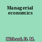 Managerial economics