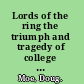 Lords of the ring the triumph and tragedy of college boxing's greatest team /
