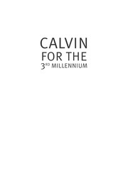 Calvin for the third millennium /